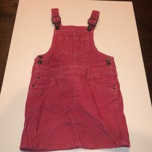 Little girl corduroy jumper